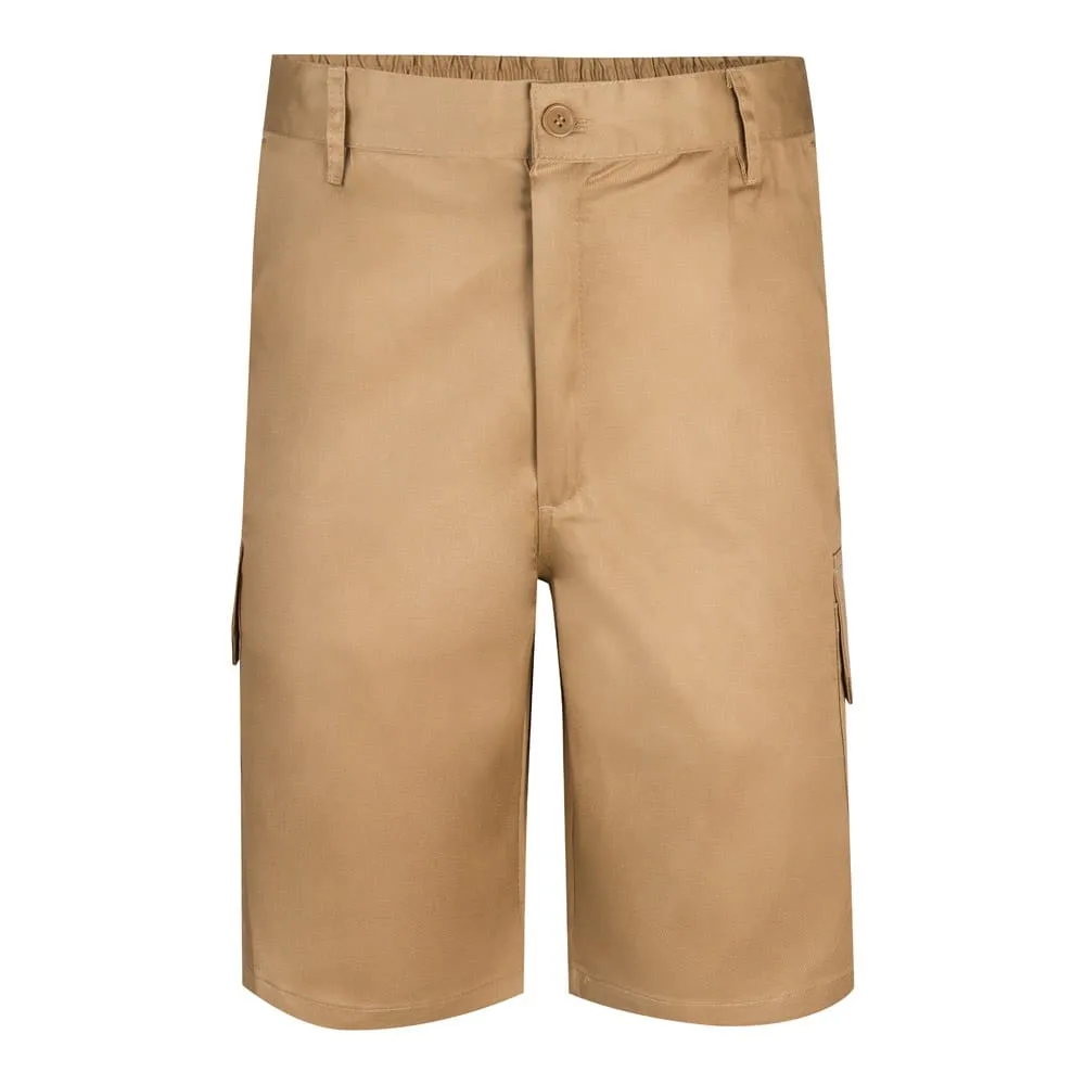 VL CHIONE. Βερμούδα από twill με πολλαπλές τσέπες (200g/m²), από βαμβάκι (35%) και πολυεστέρα (65%) - 52, φυσικό - pa_μέγεθος: 52, pa_χρώματα: φυσικό