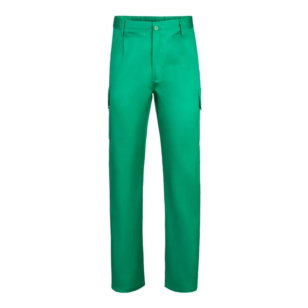 VL MABON. Παντελόνι twill με πολλαπλές τσέπες (200g/m²), από βαμβάκι (35%) και πολυεστέρα (65%) - 64, πράσινο - pa_μέγεθος: 64, pa_χρώματα: πράσινο