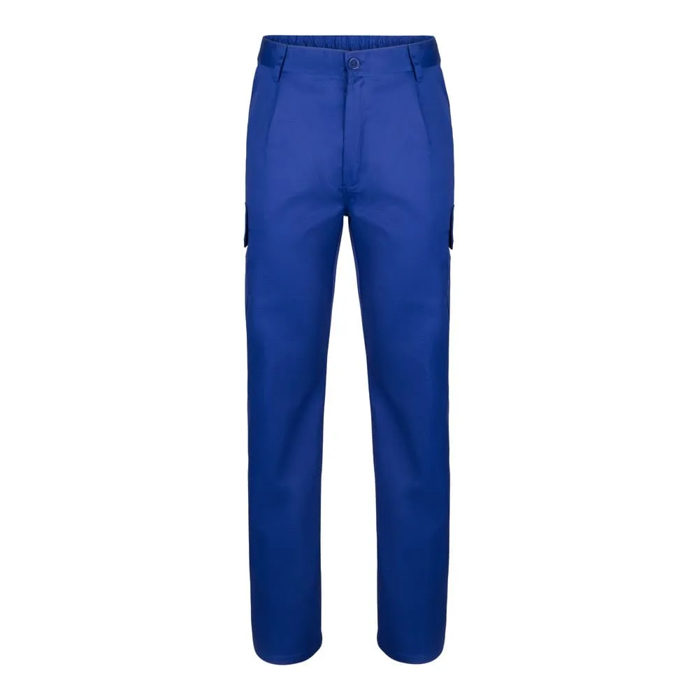 VL MABON. Παντελόνι twill με πολλαπλές τσέπες (200g/m²), από βαμβάκι (35%) και πολυεστέρα (65%) - 56, μπλε-ρουά - pa_μέγεθος: 56, pa_χρώματα: μπλε-ρουά