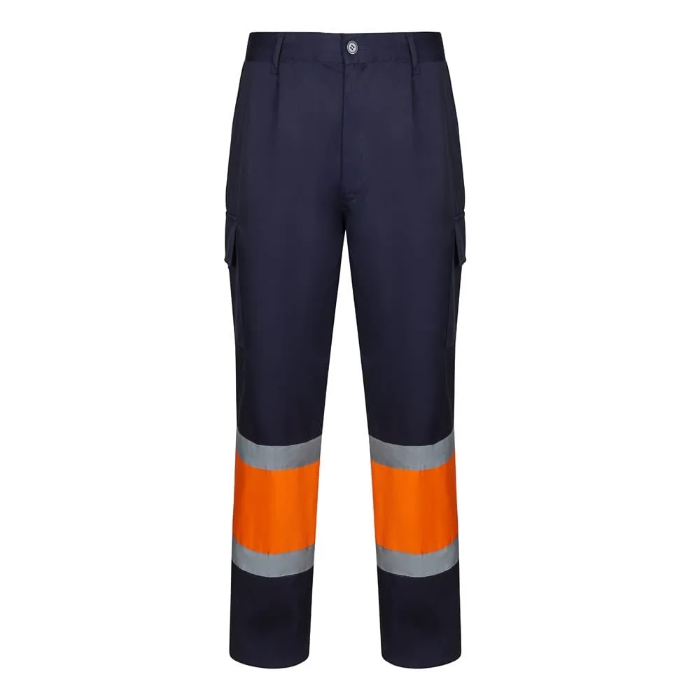 VL ARTEMIS. Δίχρωμο παντελόνι, από twill (190g/m²), από βαμβάκι (20%) και πολυεστέρα (80%) - 3xl, μπλε - pa_μέγεθος: 3xl, pa_χρώματα: μπλε