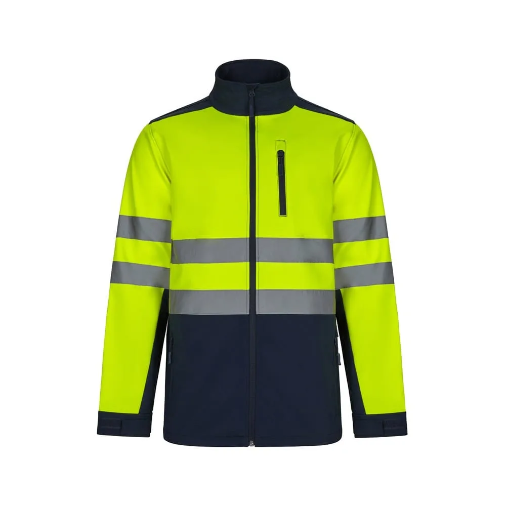 VL HESTIA. Δίχρωμη ζακέτα από soft shell (280g/m²), από πολυεστέρα (96%) και ελαστάνη (4%) - s, μπλε - pa_μέγεθος: s, pa_χρώματα: μπλε