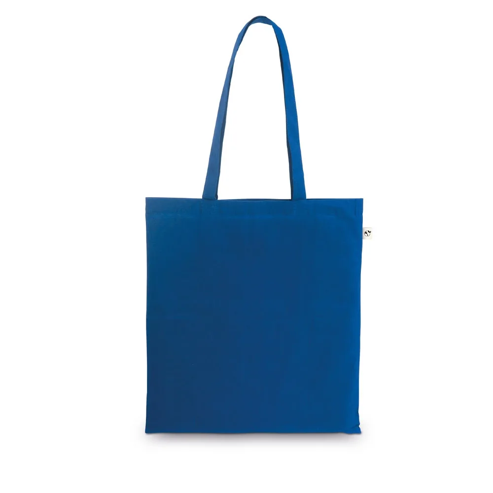MADEIRA. Τσάντα από 100% βιολογικό βαμβάκι (140 g/m²) - μπλε-ρουά - pa_χρώματα: μπλε-ρουά