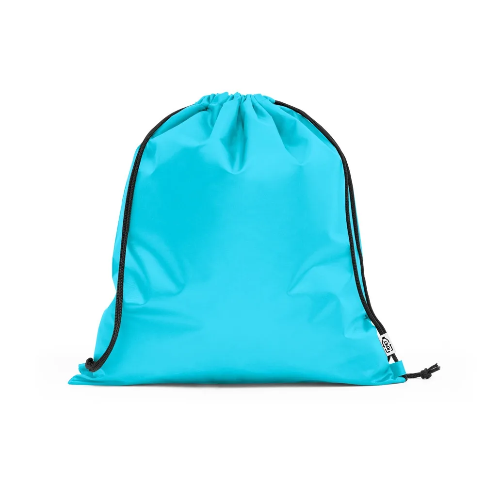 PEMBA. 190T ανακυκλωμένο πολυεστέρα (100% rPET) drawstring bag - γαλάζιο - pa_χρώματα: γαλάζιο