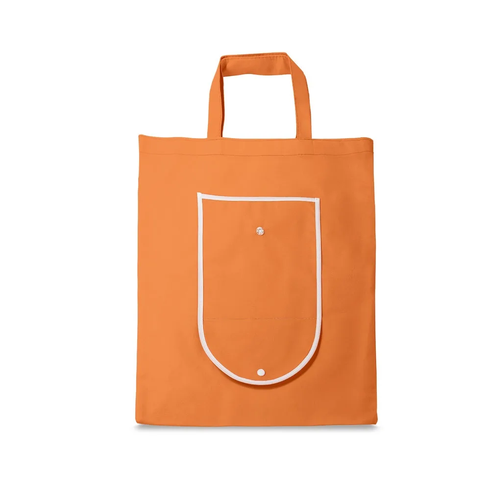 ARLON. non-woven πτυσσόμενη τσάντα (80 g/m²) - πορτοκαλί - pa_χρώματα: πορτοκαλί