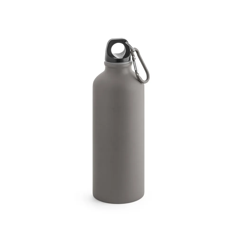 COLLINA. Μπουκάλι αλουμινίου με καραμπίνερ 540 ml - σκούρο-γκρι - pa_χρώματα: σκούρο-γκρι