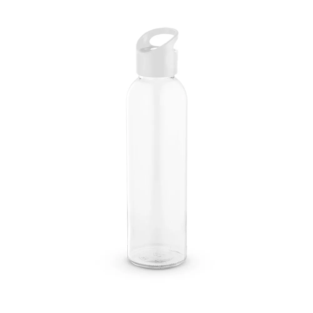 PORTIS GLASS. Γυάλινο μπουκάλι με καπάκι PP 500 mL - λευκό - pa_χρώματα: λευκό