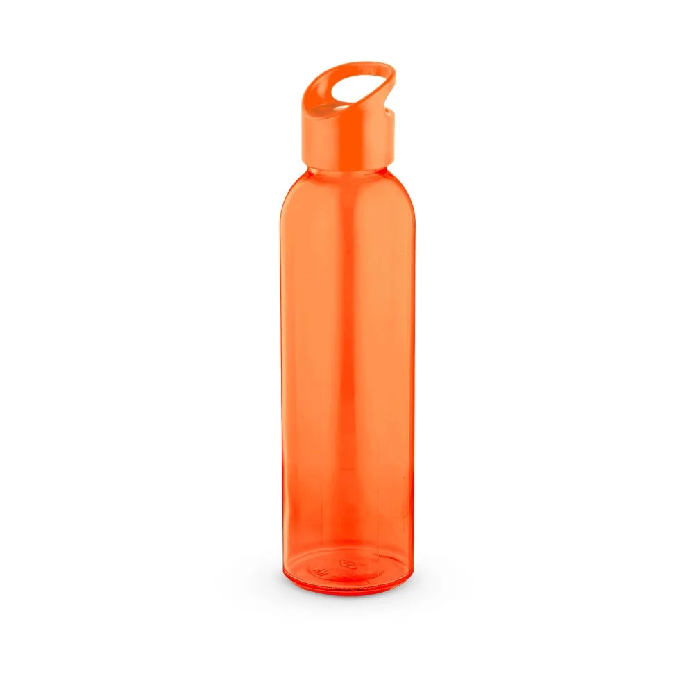 PORTIS GLASS. Γυάλινο μπουκάλι με καπάκι PP 500 mL - πορτοκαλί - pa_χρώματα: πορτοκαλί