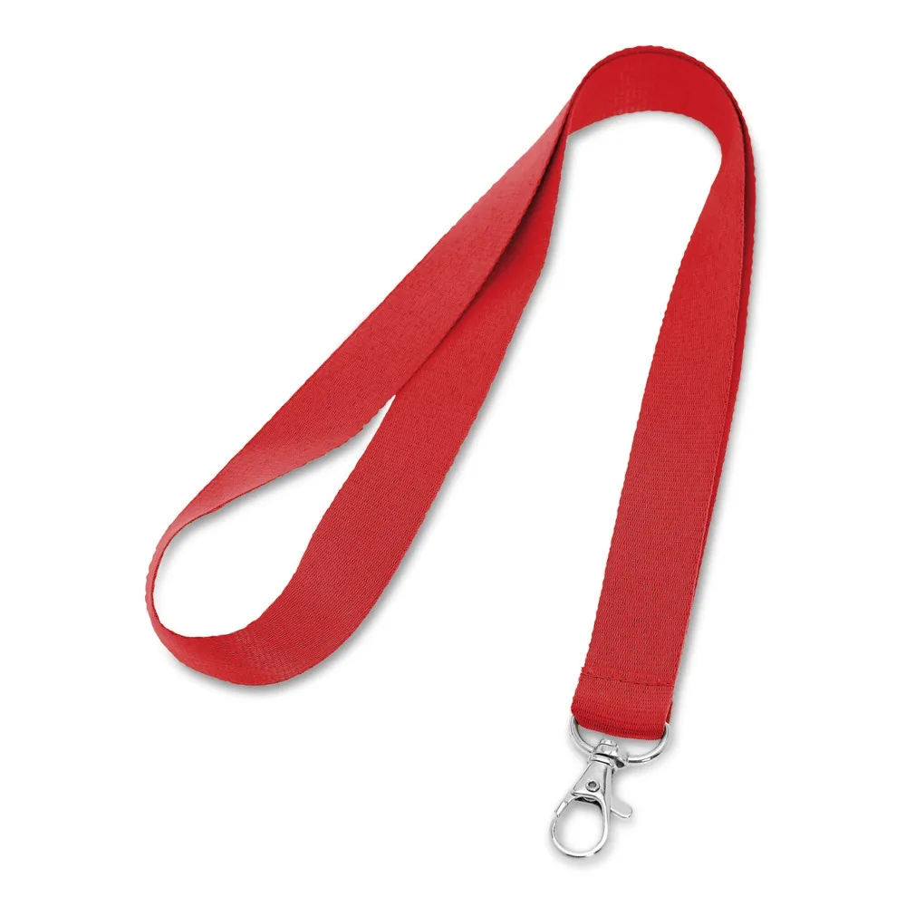 LARIAT. Lanyard από πολυεστέρα - κόκκινο - pa_χρώματα: κόκκινο