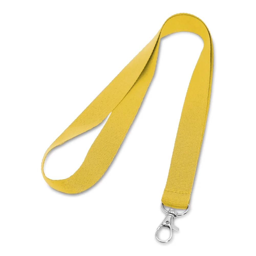 LARIAT. Lanyard από πολυεστέρα - κίτρινο - pa_χρώματα: κίτρινο
