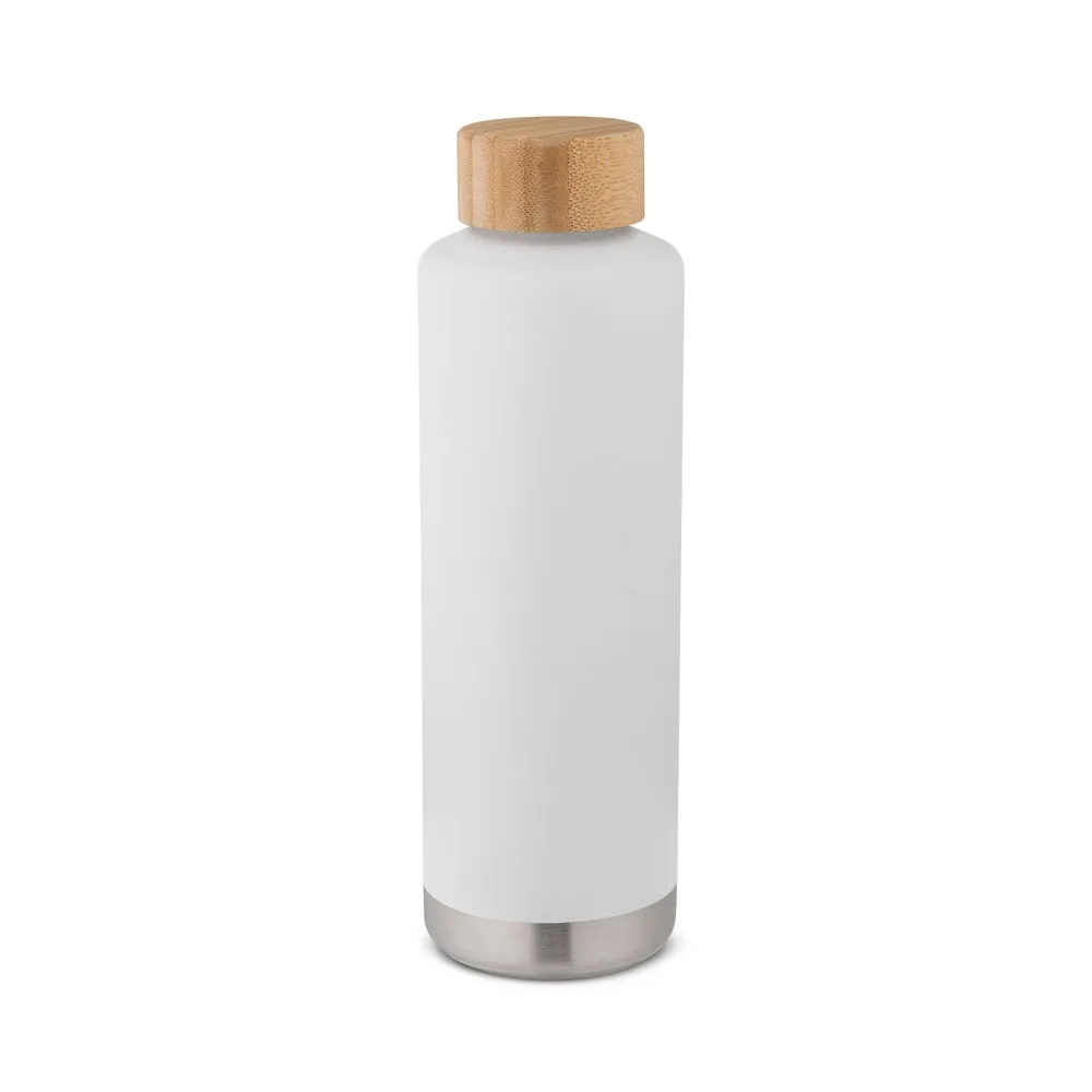 NORRE BOTTLE. Μπουκάλι vacuum από ανοξείδωτο ατσάλι (36% ανακυκλωμένο) διπλού τοιχώματος 640 mL - λευκό - pa_χρώματα: λευκό