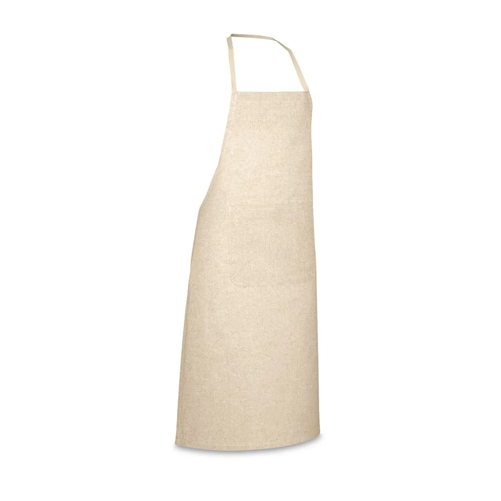ZIMBRO. Ποδιά με ανακυκλωμένο βαμβάκι (140 g/m²) - φυσικό - pa_χρώματα: φυσικό
