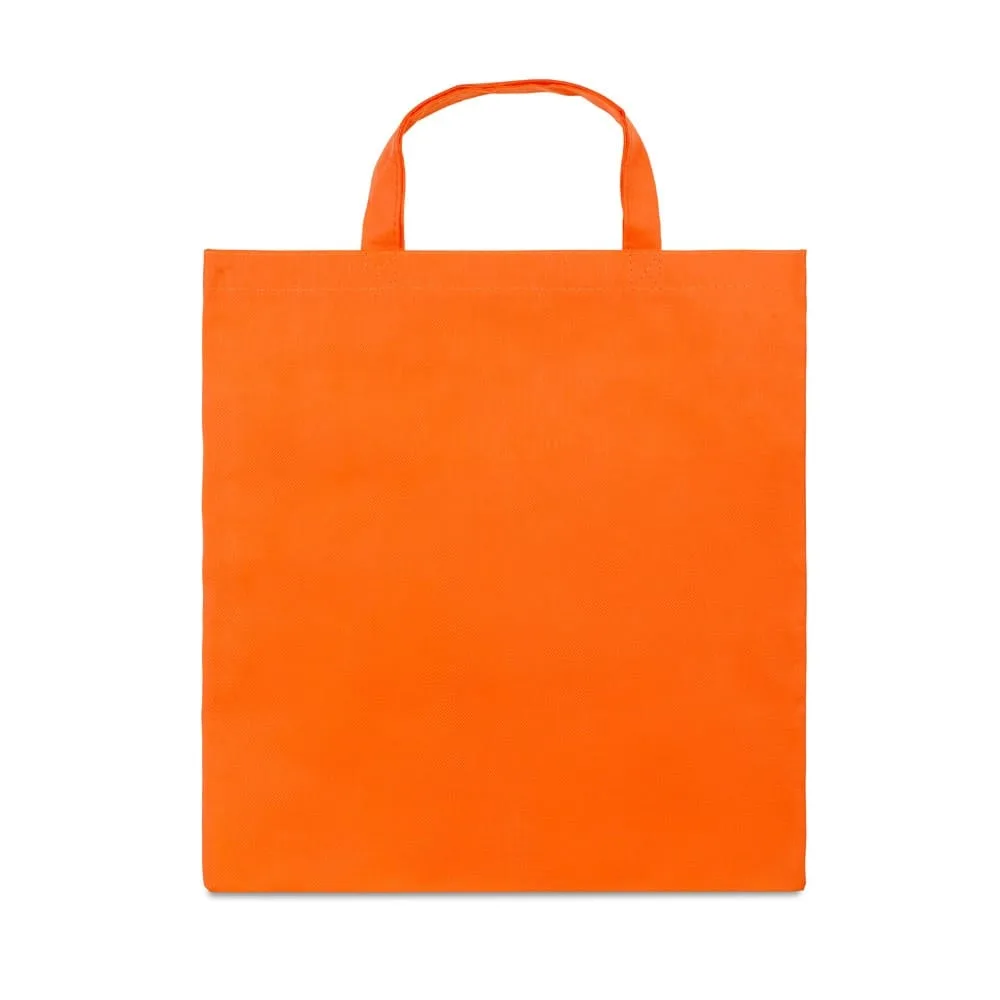 34048. Non-woven τσάντα (80 g/m²) - πορτοκαλί - pa_χρώματα: πορτοκαλί