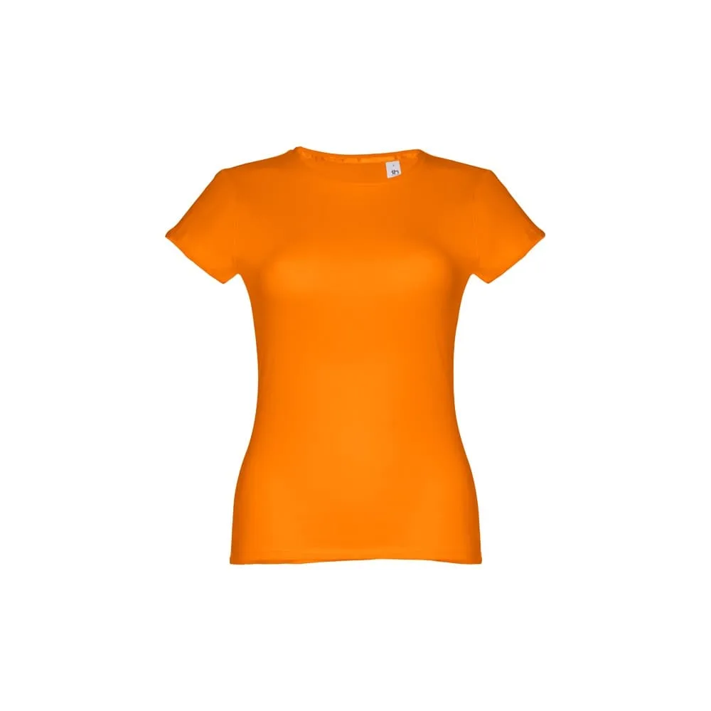 THC SOFIA II. Γυναικείο βαμβακερό T-shirt με ζώνη - xl, πορτοκαλί - pa_μέγεθος: xl, pa_χρώματα: πορτοκαλί