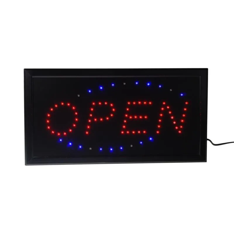 Οθόνη led "Open" αλουμινίου 48,5x25εκ.