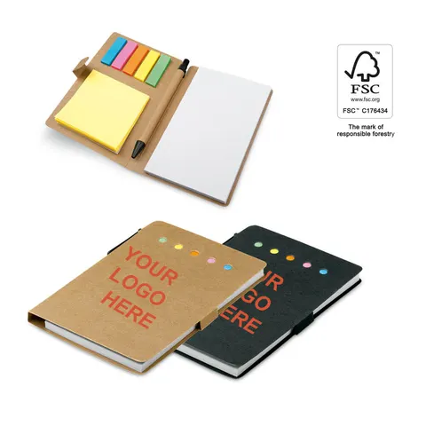 AD-SCHOOL 3 | Σημειωματάριο με στυλό και αυτοκόλλητα