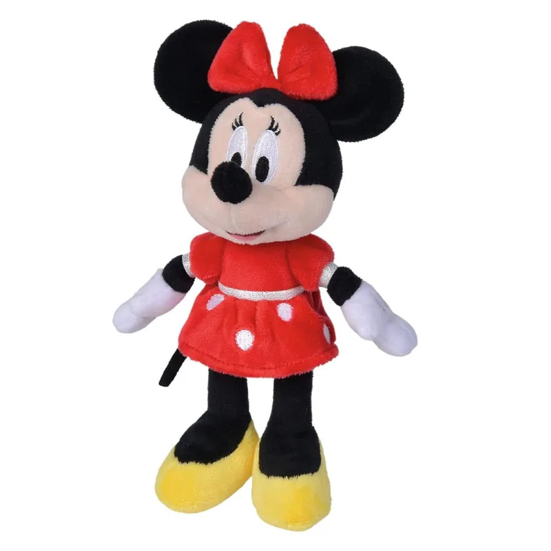 Minnie Mouse με Κόκκινο Φόρεμα "Mickey Mouse Club" Λούτρινο 20cm