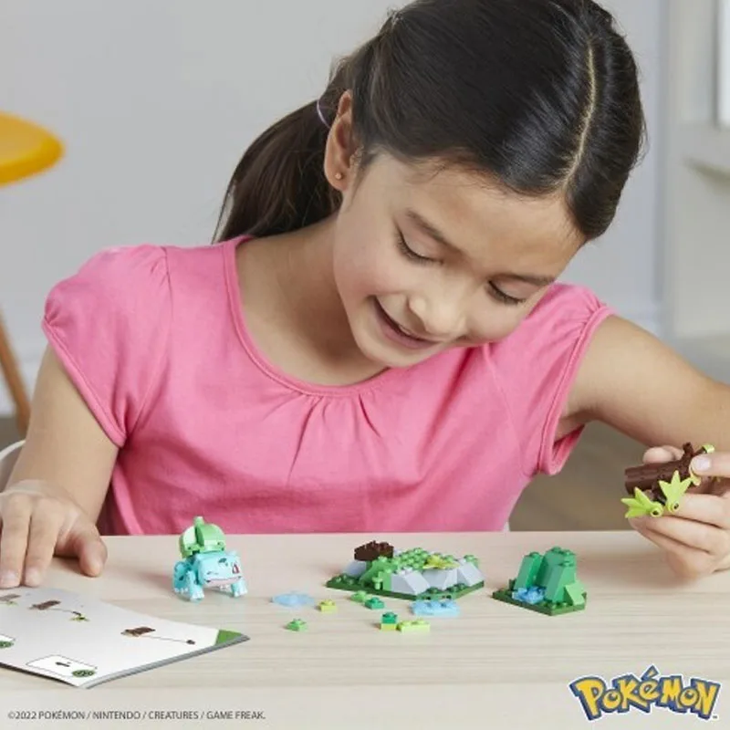Pokemon Mega Construx Builder Bulbasaur's Forest Fun