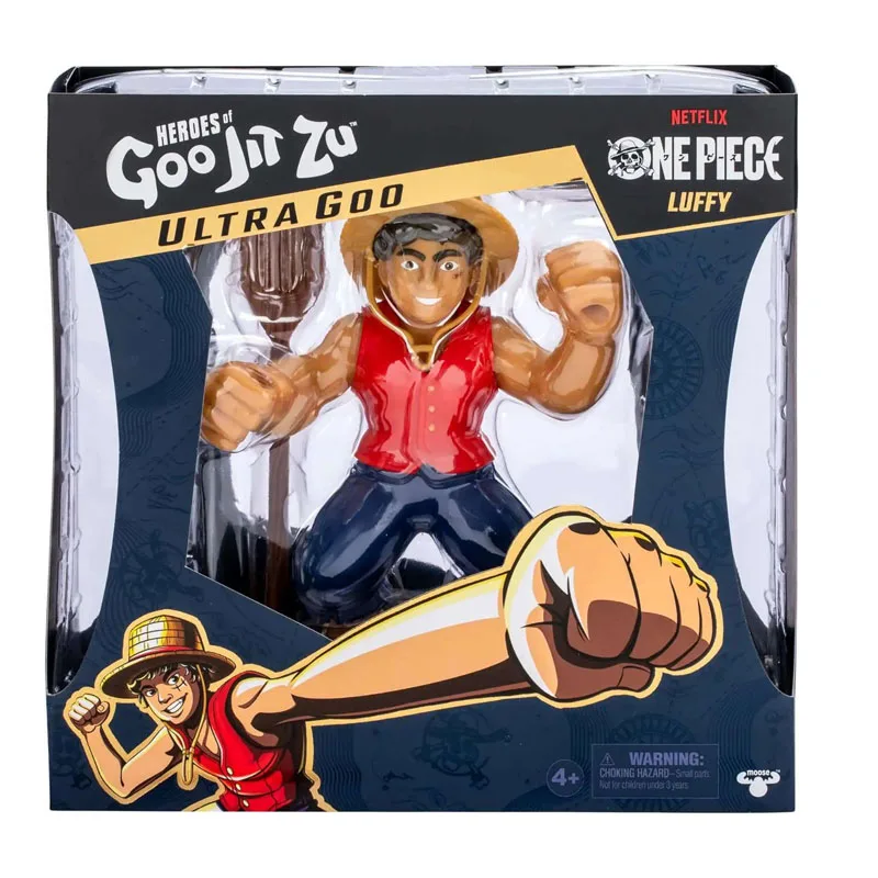 Ελαστική Φιγούρα Luffy One Piece Heroes of Goo Jit Zu με Αξεσουάρ 17cm