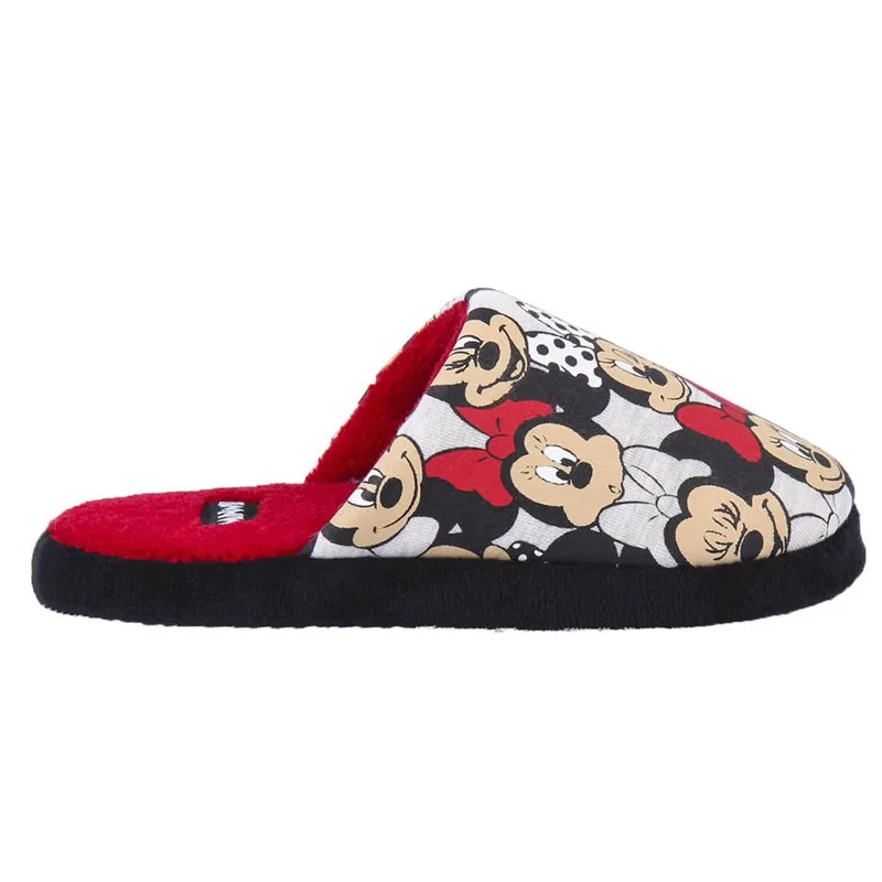 Εφηβικές Χειμωνιάτικες Παντόφλες  Minnie Mouse Κόκκινο Χρώμα