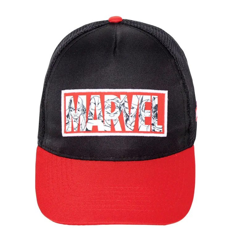 Εφηβικό Καπέλο Marvel Διάτρητο Μαύρο Κόκκινο Χρώμα Marvel