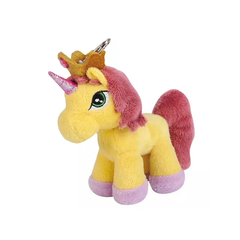 Μονόκερος Μπρελόκ Filly Unicorn Κίτρινο Χρώμα Λούτρινο 12cm