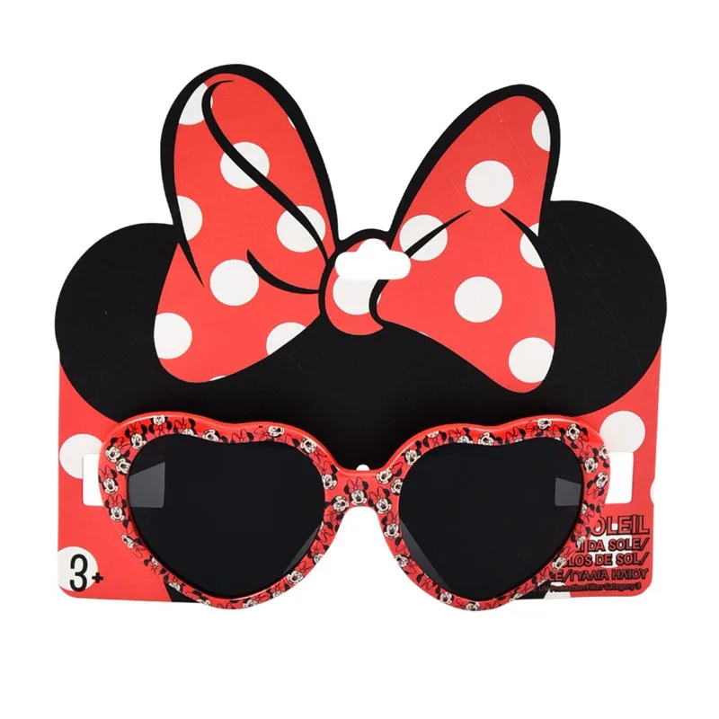 Παιδικά Γυαλιά Ηλίου Minnie Mouse Κόκκινα και Μαύρο Πουά Χρώμα Disney