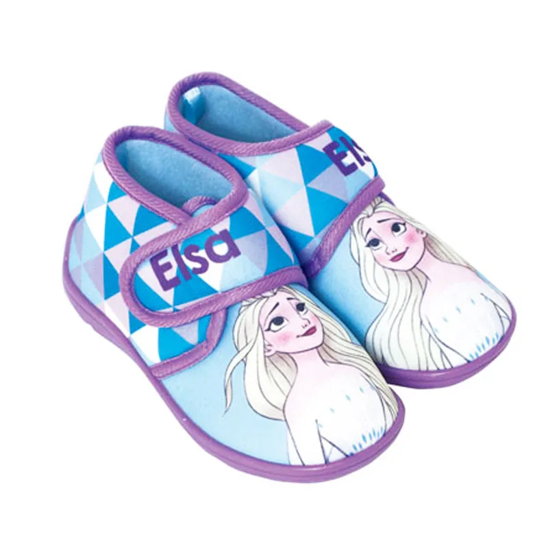 Παιδικές Παντόφλες Μποτάκια Έλσα Frozen 2 Γαλάζιο Χρώμα