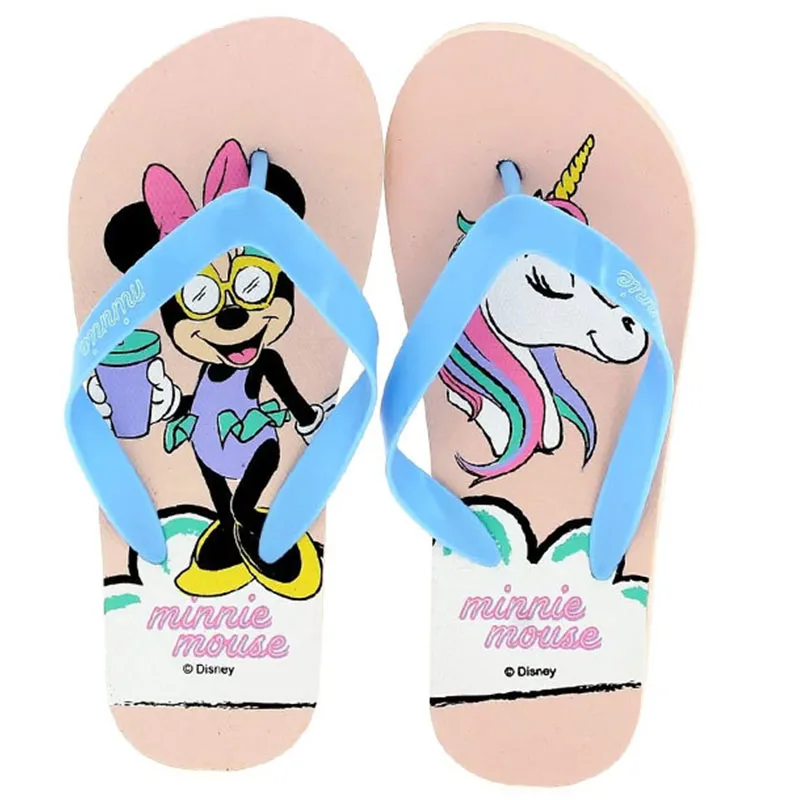 Παιδικές Σαγιονάρες Minnie Mouse Σομόν Χρώμα Disney