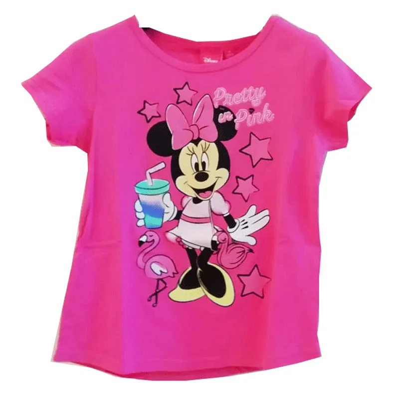 Παιδική Κοντομάνικη Μπλούζα Minnie Mouse Disney Φούξια Χρώμα