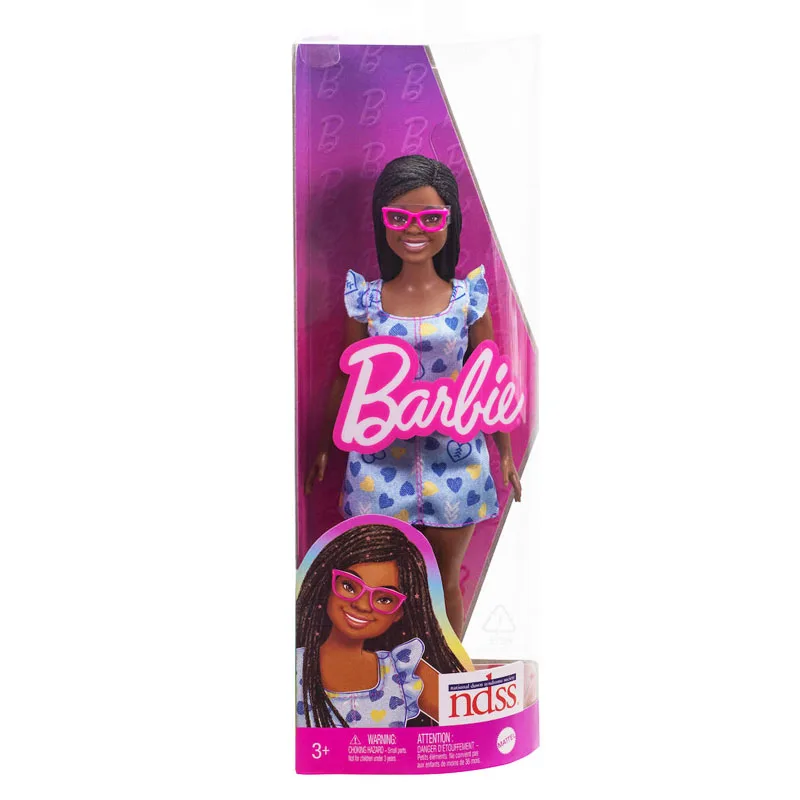 Παιδική Κούκλα Barbie Fashionistas Down Syndrome Dark Skin