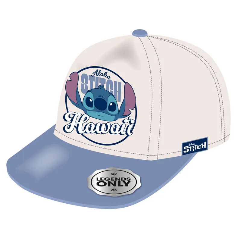 Παιδικό Καπέλο Jockey Stitch Μπλε Κρεμ Χρώμα