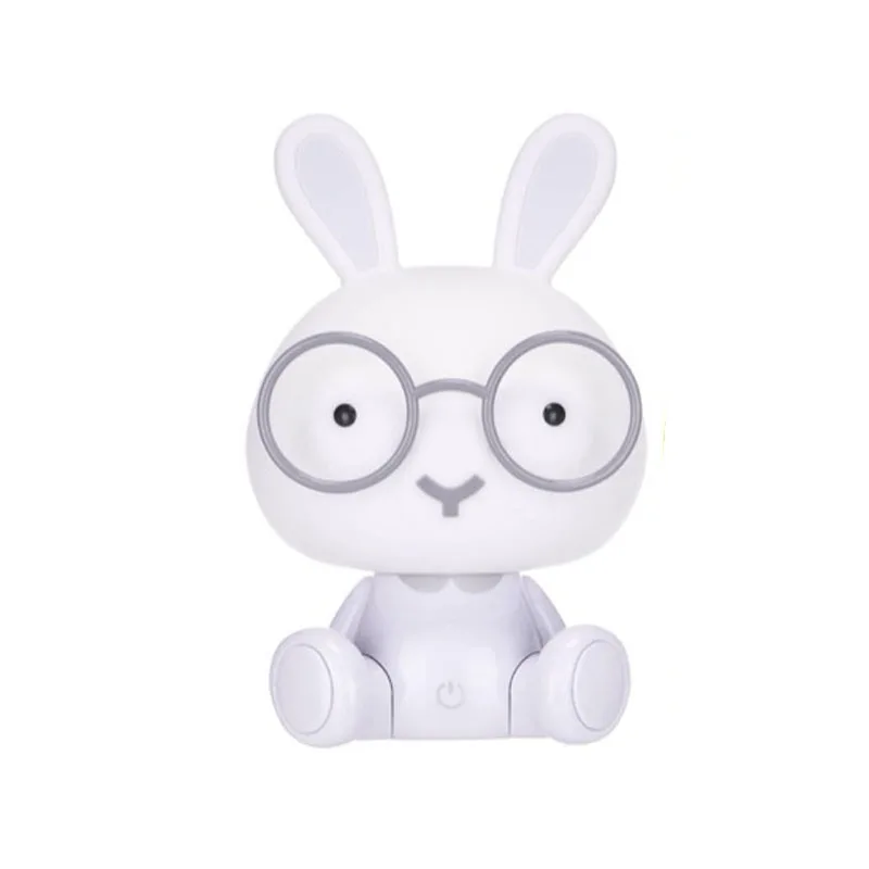 Παιδικό Φωτιστικό Επιτραπέζιο Νυκτός dimmer Kawaii KutiesLED/2,5W Λευκό Κουνελάκι