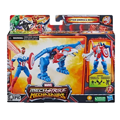 Παιχνίδι Με Φιγούρα Δράσης  Marvel Mech Strike Mechasaurs 10cm