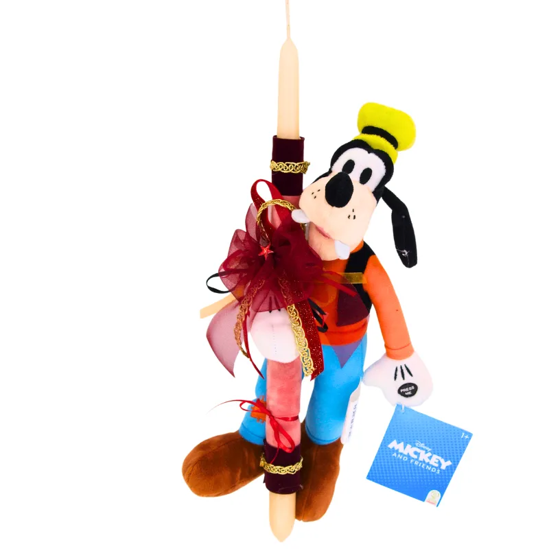 Πασχαλινή Λαμπάδα Goofy "Mickey Mouse" Με ήχο Λούτρινο 31cm