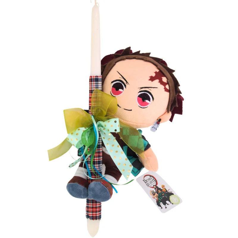 Πασχαλινή Λαμπάδα Tanjiro Kamado Demon Slayer Λούτρινο 27cm