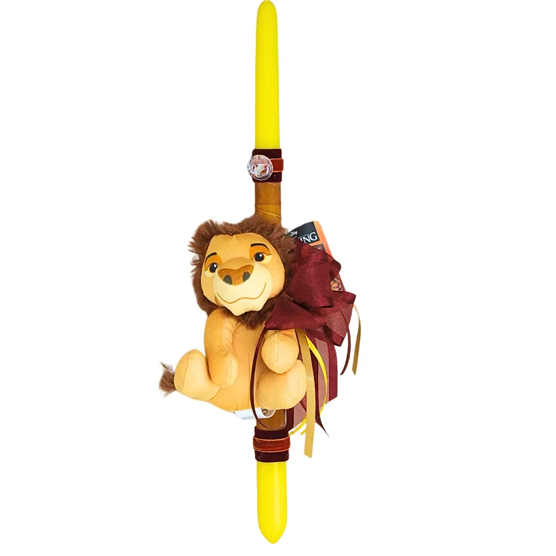 Πασχαλινή Λαμπάδα Μουφάσα "Lion King Βασιλείας των Λιονταριών" Λούτρινο 13cm