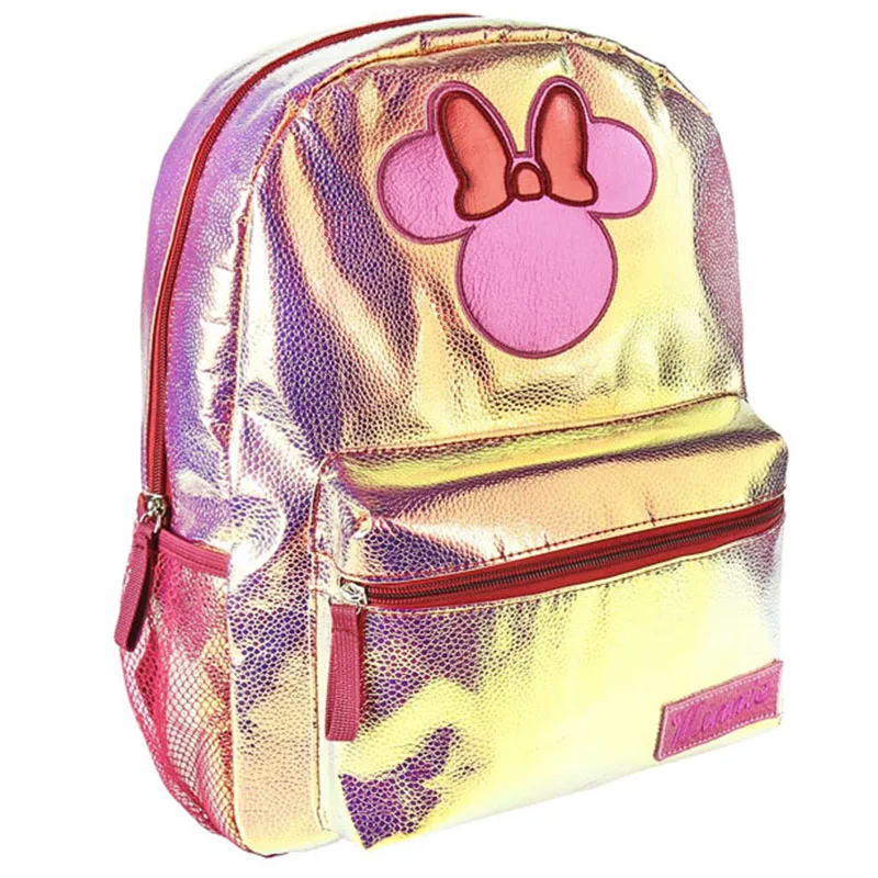 Σακίδιο Πλάτης Νηπιαγωγείου Minnie Mouse Ροζ Μεταλιζέ Disney​