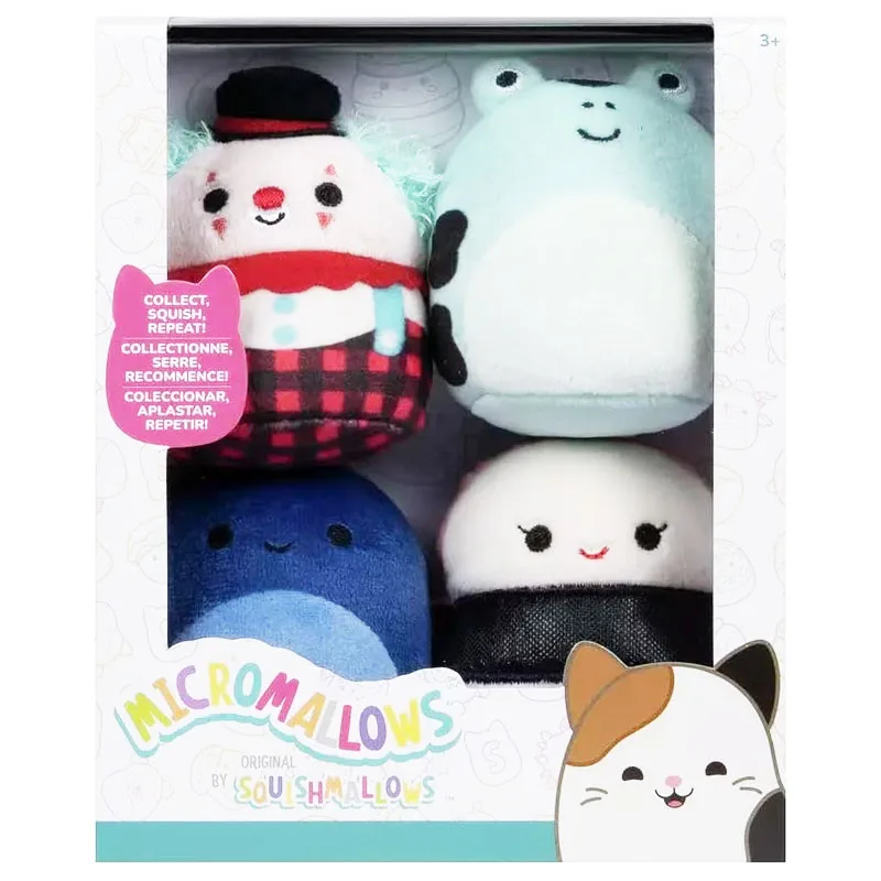 Σετ Squishmallows Super Soft Mini Micromallows Σετ 4τμχ