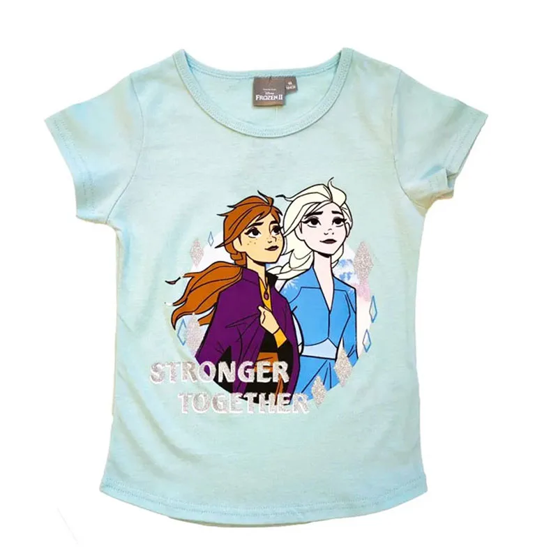 ​Παιδικό Μπλουζάκι T-shirt Frozen 2 "Strong Together" Χρώμα Μέντας Disney
