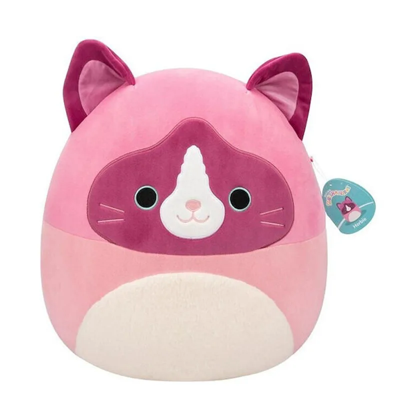 Herbie the Snow Cat Ροζ Γάτα Squishmallow Λούτρινο 30cm
