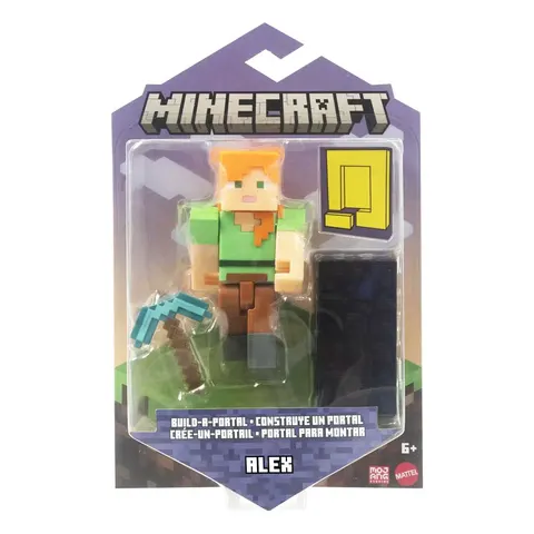 Φιγούρα Minecraft Alex Build-A-Portal 7cm
