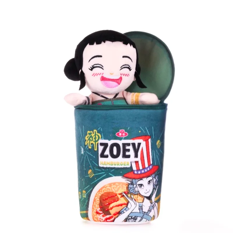 Zoey Μέσα σε Νούντλς KPop Demon Hunters Λούτρινο 25cm