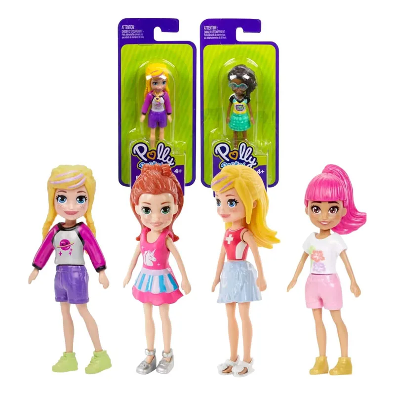 Polly Pocket Μινιατούρα Κούκλα 9cm Έκπληξη 1 Τεμάχιο Τυχαίο Σχέδιο