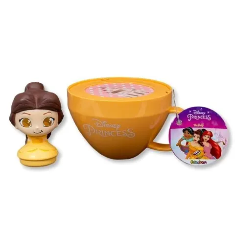 Παιδική Κούκλα Φιγούρα Disney Princess Tea Party Πεντάμορφη Belle Πορτοκαλί Χρώμα
