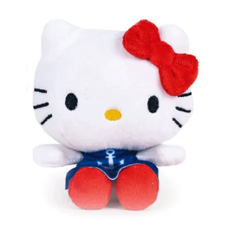 Hello Kitty Ντυμένη Ναυτάκι Με Μπλε Φόρεμα Λούτρινο 15cm
