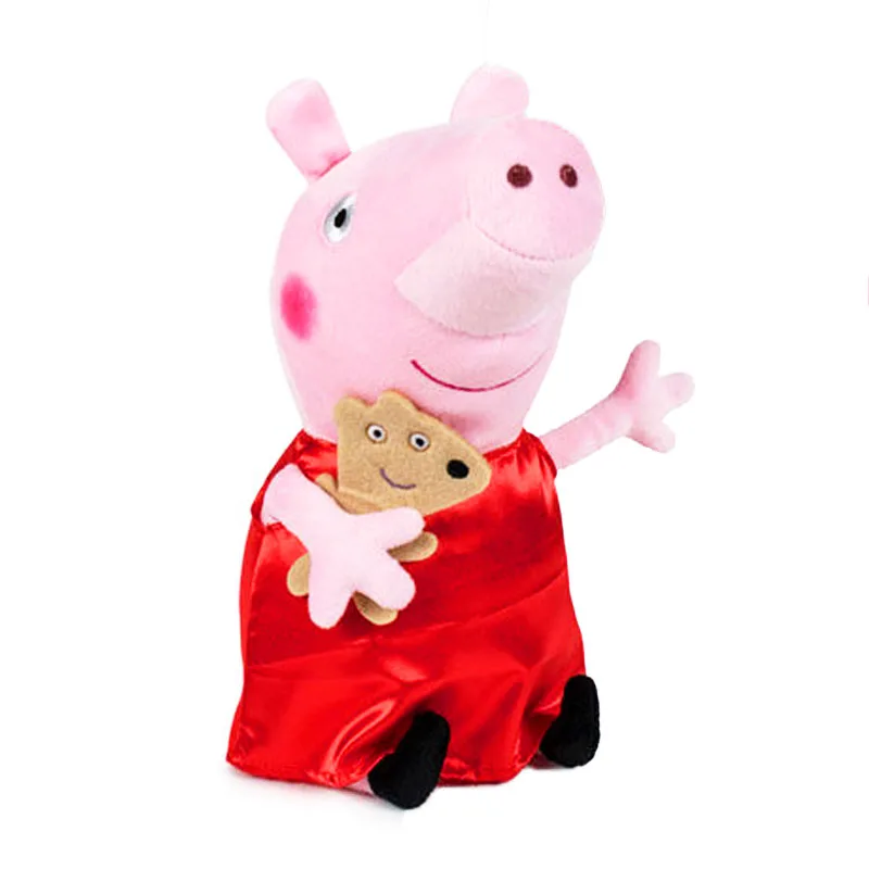 Πέππα η Γουρουνίτσα Με Αρκουδάκι "Peppa Pig" Λούτρινο 30cm