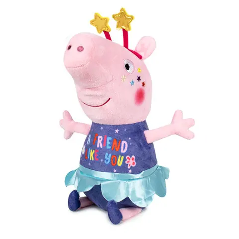 Πέππα η Γουρουνίτσα Μπαλαρίνα A Friend Like You "Peppa Pig" Λούτρινο 30cm