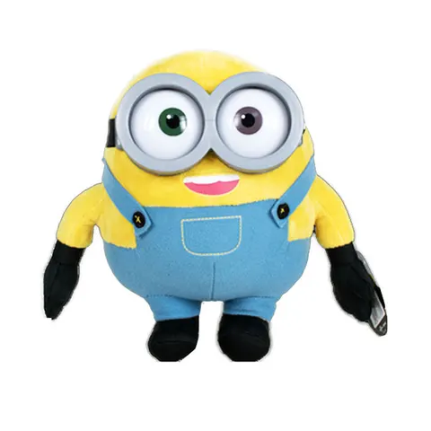 Bob Minion Με Πλαστικά Μάτια Λούτρινο 22cm