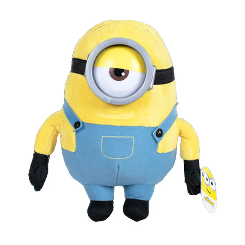 Stuart Minion Με Πλαστικά Μάτια Λούτρινο 30cm