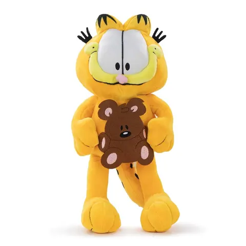 Garfield Όρθιος Με Αρκουδάκι Λούτρινο 35cm